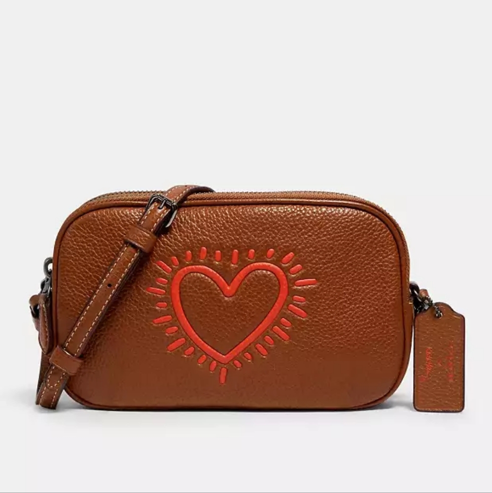 Coach X Keith Haring LOVE Collaboration Graffiti Heart Crossbody - Picture 14 of 15
